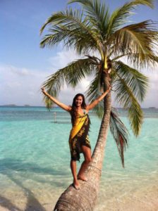 Christina in the San Blas Islands in Panama