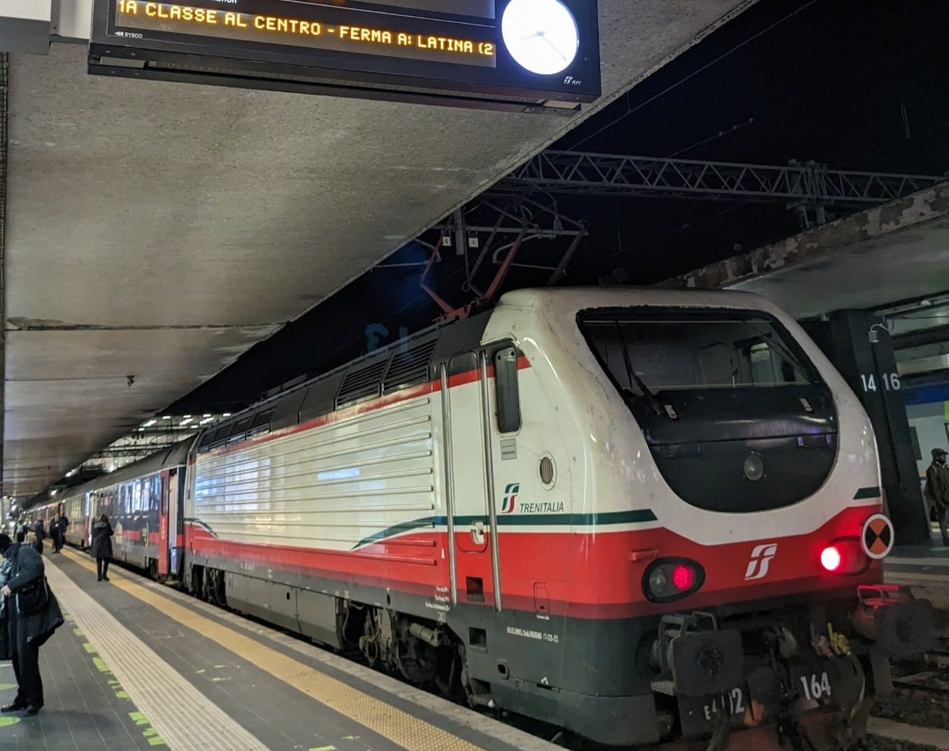 Night train from Rome to Palermo