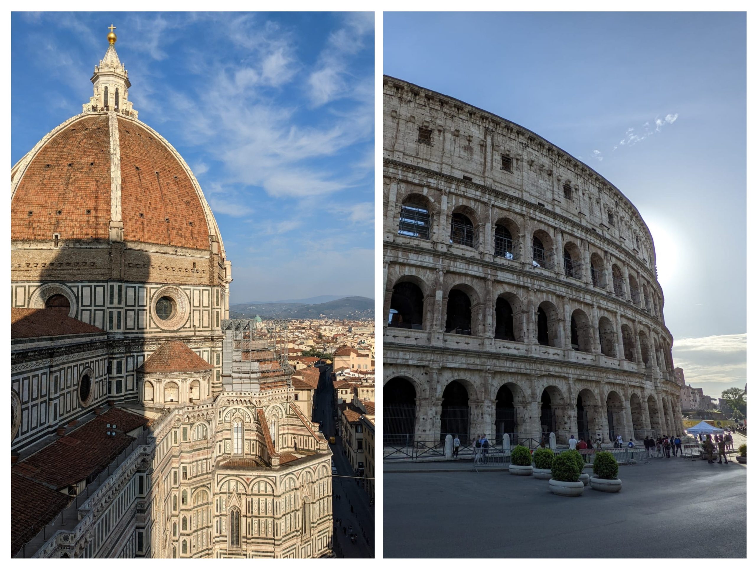 picture of florence duomo and colosseum