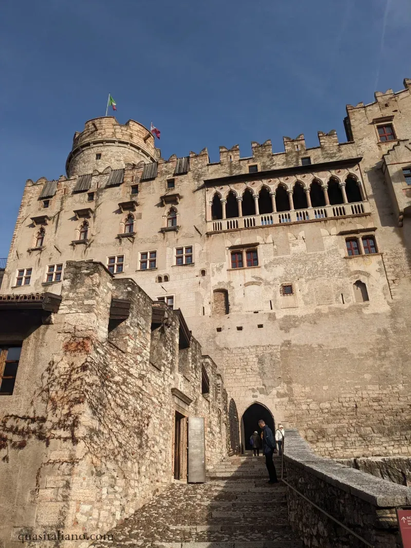 external picture of Castle Buonconsiglio in Trento Italy