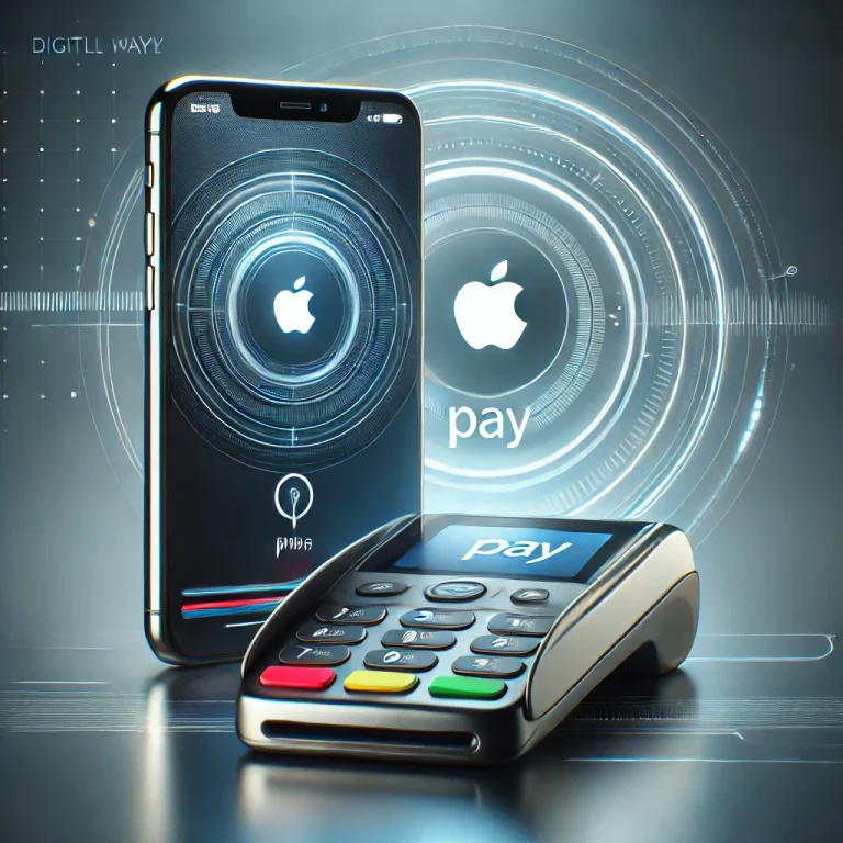 AI generated image of an iphone next to a point of sale machine