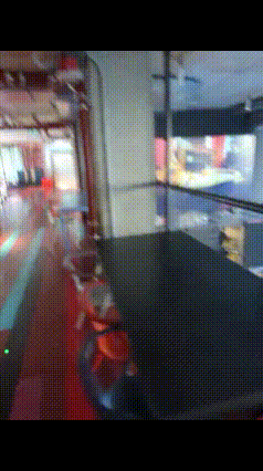 gif of Anda Venice hostel showing the social area